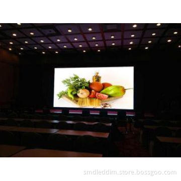 Black face P3 indoor LED screen Small pitch die-casting alu